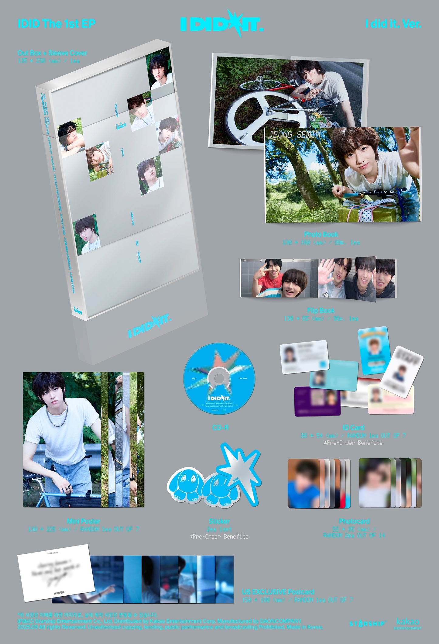 The 1st EP [I did it.] ‘I did it.’ ver.