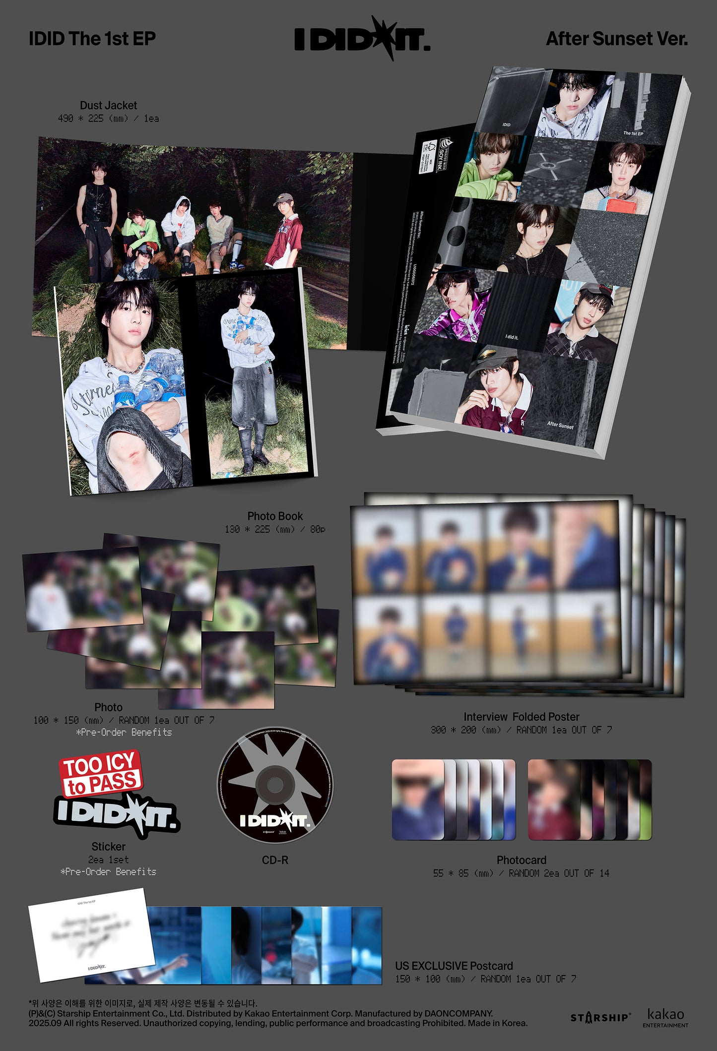 The 1st EP [I did it.] ‘After Sunset’ ver.